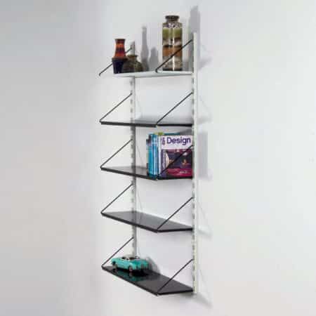 Pilastro Wall System & Bookcase by Tjerk Reijenga, 1960s