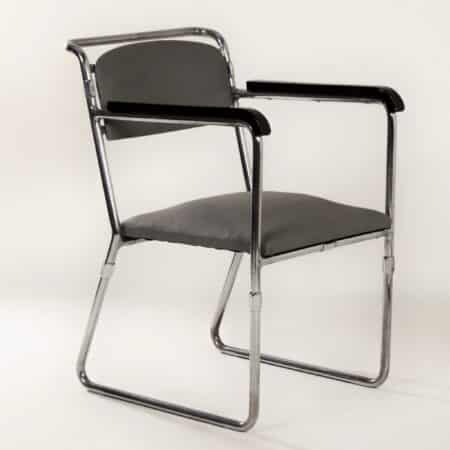 Yellow G 3015 Chair by W.H. Gispen for Riemersma, 1960s