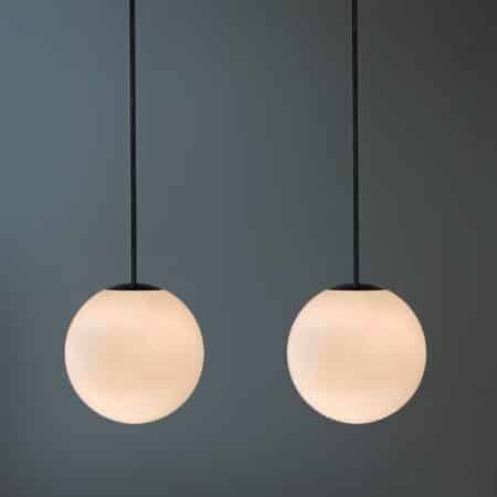 Swedish Pendant in Brass and Perspex by Asea, 1960s