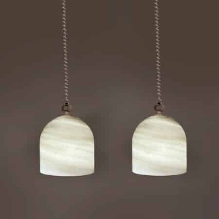 Swedish Pendant in Brass and Perspex by Asea, 1960s