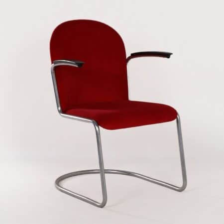 Bauhaus Chair with Tubular Frame, 1930&#8217;s