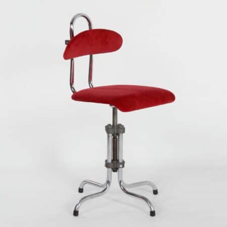 Office chair by Toon de Wit for Gebr. de Wit, 1950s &#8211; Re-upholstered