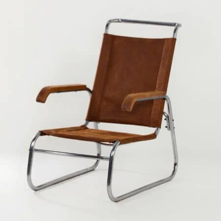 Bauhaus Armchair by Veha, The Hague, 1930s | ReUpholstered