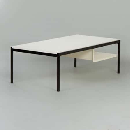White Coffee Table 3651 by Coen de Vries for Gispen - 1960s