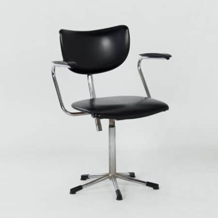 Tubular chairs 2011 by Toon De Wit for De Wit, 1950s | Set of 4 Reupholstered with New Ploeg fabric