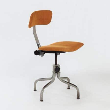 Tubular chairs 2011 by Toon De Wit for De Wit, 1950s | Set of 4 Reupholstered with New Ploeg fabric