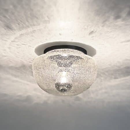 Transparent Bubble Glass Ceiling Lamp by Peill & Putzler, 1970s