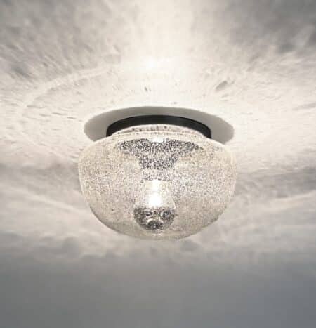 Transparent Bubble Glass Ceiling Lamp by Peill &#038; Putzler, 1970s