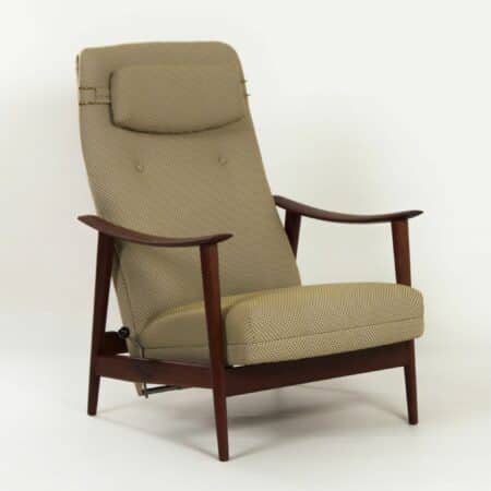 Armchair Combi Star by Arnt Lande for Stokke Mobler, 1960s - Reupholstered