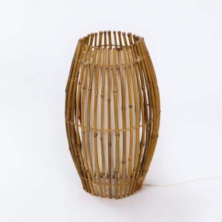 Vintage Bamboo Floor or Table Lamp, 1970s