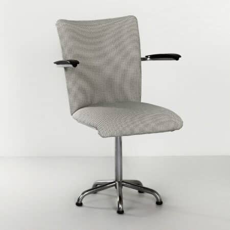 Office chair by Toon de Wit for Gebr. de Wit, 1950s - Re-upholstered