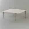 White Alvar Aalto Stool – High Model k65 for Artek, 1970s