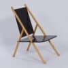 MR40 Lounge Chair with Hocker by Mies van der Rohe for Knoll, 2000s – Bauhaus Design, Leather