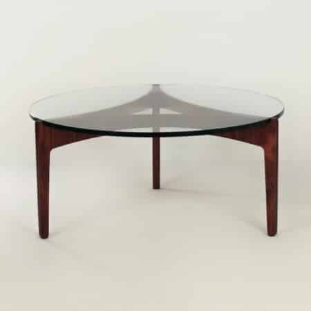 Rosewood Coffee Table by Sven Ellekaer for Christian Linneberg Mobelfabrik, 1960s