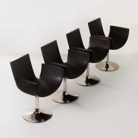 Noa Dining chairs by Marcello Ziliani for Sintesi, 2000s