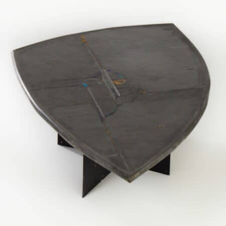 Brutalist Coffee Table by Paul Kingma, 1995 | Grey, Bright Blue, Surfboard