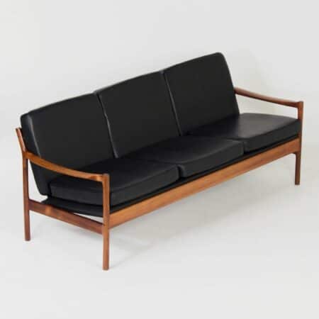 Vintage Three-seater Sofa by Torbjorn Afdal for Bruksbo, 1960s