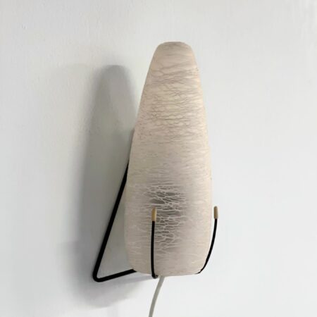 Table lamp in Wenge and Satin glass by Philips, 1960s