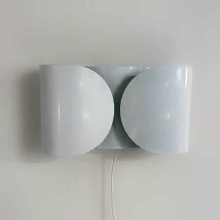 White Foglio Wall Lamp by Tobia Scarpa for Flos, 1980s