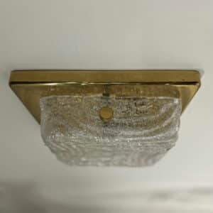 Brass Ceiling or Wall Lamp by Hillebrand Leuchten, 1970s