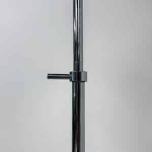 Globe Floor Lamp by Frank Ligtelijn for Raak, 1960&#8217;s | with Smoked Glass Globe