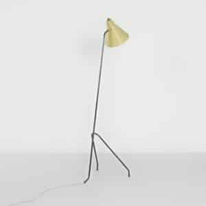 Grasshopper Floor Lamp by Willem van Doorn | 1960s, Mid-century, Yellow