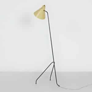 Grasshopper Floor Lamp by Willem van Doorn | 1960s, Mid-century, Yellow