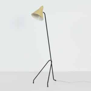 Grasshopper Floor Lamp by Willem van Doorn | 1960s, Mid-century, Yellow