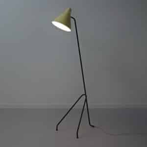 Grasshopper Floor Lamp by Willem van Doorn | 1960s, Mid-century, Yellow