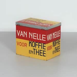 Large Coffee and Tea Tin by Jac Jongert for the &#8216;Van Nelle&#8217; Factory, 1933