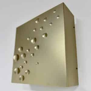 Gold &#8216;Star Rain&#8217; Wall Lamp by E.J. Jelles for Raak in 1960s
