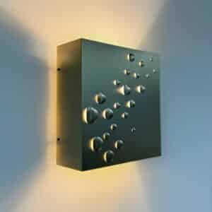 Gold &#8216;Star Rain&#8217; Wall Lamp by E.J. Jelles for Raak in 1960s