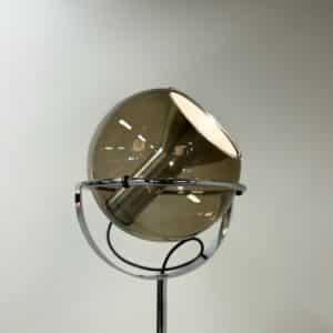 Globe Floor Lamp by Frank Ligtelijn for Raak, 1960&#8217;S | with Light Smoke Glass