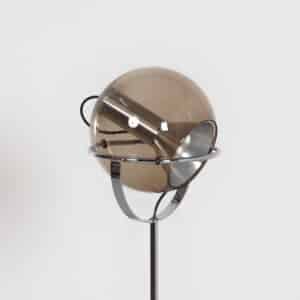 Globe Floor Lamp by Frank Ligtelijn for Raak, 1960&#8217;S | with Light Smoke Glass