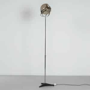 Globe Floor Lamp by Frank Ligtelijn for Raak, 1960&#8217;S | with Light Smoke Glass