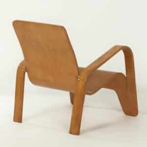LaWo 1 Armchair by Han Pieck for LAWO Ommen in 1946 (no. 86) | Oak, Rare Find