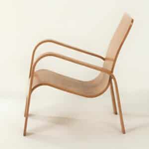 LaWo 1 Armchair by Han Pieck for LAWO Ommen in 1946 (no. 86) | Oak, Rare Find