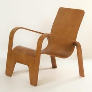 LaWo 1 Armchair by Han Pieck for LAWO Ommen in 1946 (no. 86) | Oak, Rare Find