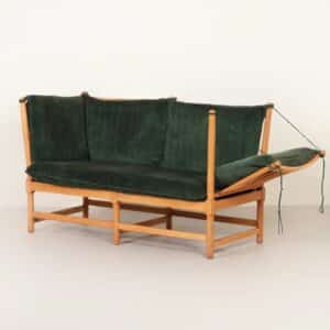 Spoke-Back Sofa by Borge Morgensen for Fritz Hansen, 1963 | Early Edition