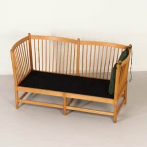 Spoke-Back Sofa by Borge Morgensen for Fritz Hansen, 1963 | Early Edition