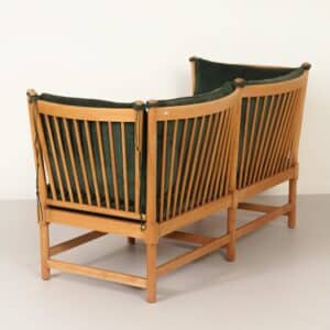Spoke-Back Sofa by Borge Morgensen for Fritz Hansen, 1963 | Early Edition