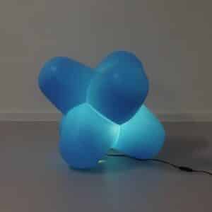 “Jack-light” Sitting, Stackable, Illuminating, Table, Thing, by Tom Dixon for Eurolounge, 1990s