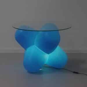 “Jack-light” Sitting, Stackable, Illuminating, Table, Thing, by Tom Dixon for Eurolounge, 1990s