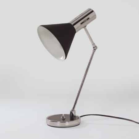 Black Desk Lamp Made in Italy, Florence, 1960s