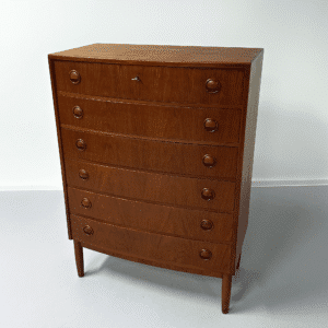 Danish Curved Chest of Drawers, 1960s | Teak (2nd)