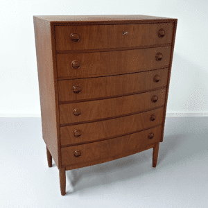 Danish Curved Chest of Drawers, 1960s | Teak (2nd)