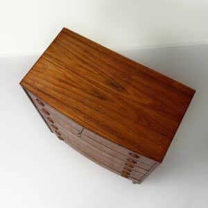 Danish Curved Chest of Drawers, 1960s | Teakwood