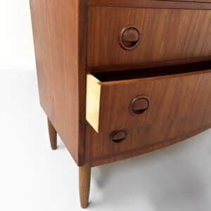 Danish Curved Chest of Drawers, 1960s | Teakwood
