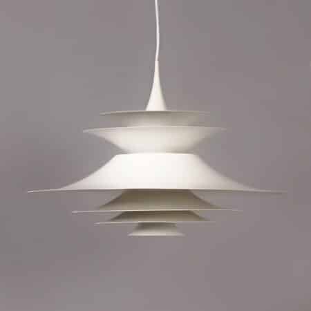Very Large Danish Pendant Lamp Radius III by Eric Balslev for Fog & Mørup, 1970s - Diameter 70 cm