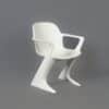 White Kangaroo Chairs by Ernst Moeckl for Horn, 1960s | Set of 6